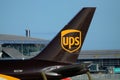 Ups Airplane At Dublin Airport