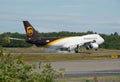 UPS Boeing 747-8F Freighter Cargo airplane on touuchdown