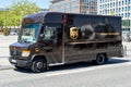 UPS delivery van Royalty Free Stock Photo