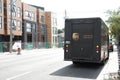 tor, canada - august 14, 2023: ups logistics company franchise delivery truck van vehicle parked 3 p 17 Royalty Free Stock Photo