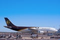 UPS plane on tarmac