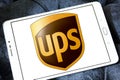 Ups postal shipping logo Royalty Free Stock Photo