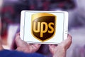Ups postal shipping logo Royalty Free Stock Photo