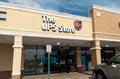 The UPS Store storefront in a shopping center