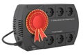 UPS uninterruptible power supply with best choice badge, 3D rendering