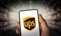 UPS United Parcel Service displayed on smartphone