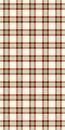 Upscale background texture fabric, famous textile pattern seamless. Backdrop tartan check plaid vector in cornsilk and dark red Royalty Free Stock Photo
