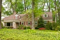 Upscale family house on the hill Royalty Free Stock Photo