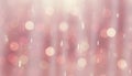 Dreamy Pink Bokeh Background with Falling Light Streaks Royalty Free Stock Photo