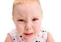 Upset baby Royalty Free Stock Photo