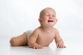 Upset baby boy Royalty Free Stock Photo