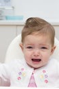 Upset Baby in Highchair