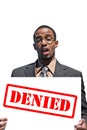 Upset Denied Man Royalty Free Stock Photo
