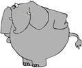 Upset Elephant