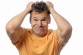 Upset man Royalty Free Stock Photo
