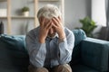 Upset mature man feel lonely missing or mourning