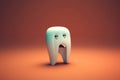 An upset tooth. Dental treatment. Dentist services.