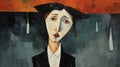 Upside Down Action Painting By Amedeo Modigliani - Art Masterpiece