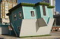 Upside down house on Brighton Seafront, England