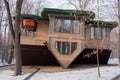 Upside down house tourists attraction.