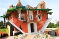 Upside Down House in Tyrol, Austria