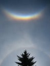 Upside Down Rainbow Circumzenithal Arc