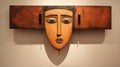 Upside Down Sculpture: A Symmetrical And Ritualistic Art Piece By Amedeo Modigliani