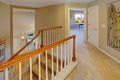 Upstairs hallway with staircase