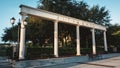 Altamonte columns at Cranes Roost in Altamonte Springs Florida Royalty Free Stock Photo