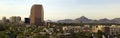 Uptown Phoenix Panorama at Dusk Royalty Free Stock Photo