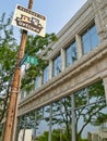 Uptown sign near downtown Toledo Oh USA