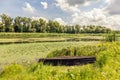 Upturned worn boat