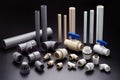 UPVC CPVC Fittings for polypropylene pipes. Elements for pipelines. plastic piping elements. They are designed for connecting pip