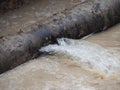 Main pipe burst