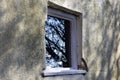 Window on dilapidated building Royalty Free Stock Photo