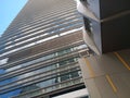 Upward view of a commercial building