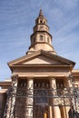 Upward View St. Philip's Tower Charleston SC Royalty Free Stock Photo