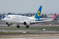 UR-GAU Ukraine International Airlines,Boeing 737-5YO Royalty Free Stock Photo