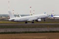 UR-WRT Wind Rose Aviation Airbus A321-200 aircraft landing on the runway