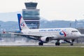Ural Airlines Airbus A320 VQ-BCZ taking off in Graz