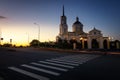 Ural Church in honor of the assumption of the blessed virgin Mary in Verkhnyaya Pyshma, Yekaterinburg, Russia Royalty Free Stock Photo