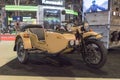 Ural Motorcycle on display