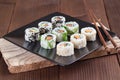 Uramaki sushi set