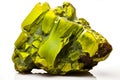 Uranium ore sample on white Royalty Free Stock Photo