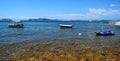 Boats on the clear water