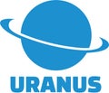 Uranus planet icon