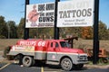 Phillips 66 truck at Uranus on Route 66