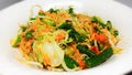 urap is a salad dish in the form of boiled vegetables mixed with grated coconut. Royalty Free Stock Photo