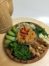 Urap is a traditional Indonesian dish Royalty Free Stock Photo