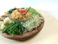 Urap is a traditional Indonesian dish Royalty Free Stock Photo